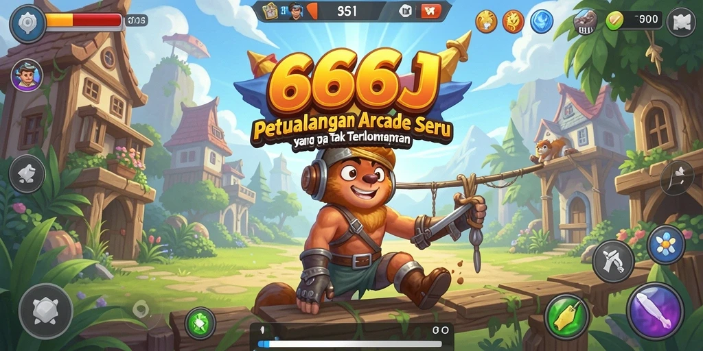 Tampilan menarik dari gameplay seru di 666J.