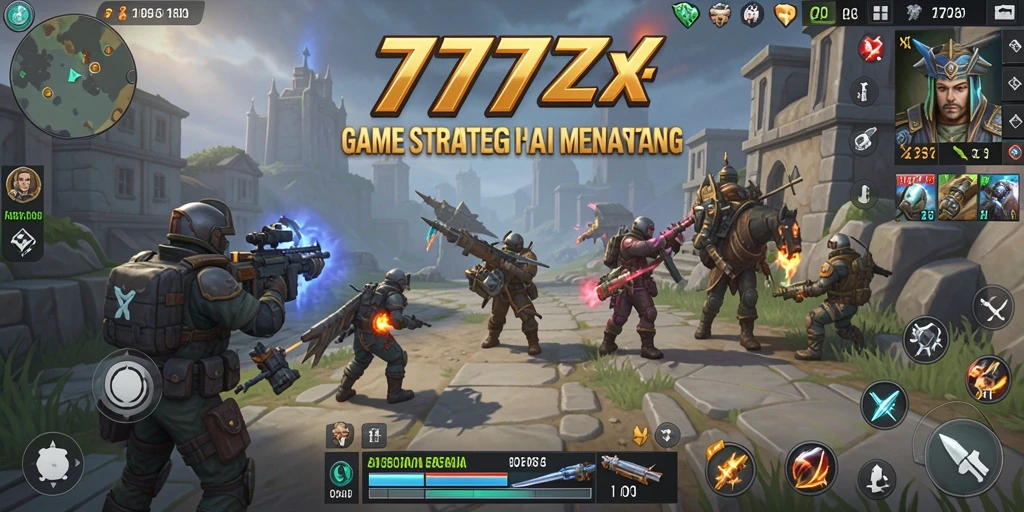 Screenshot gameplay 777ZX yang menampilkan strategi dan taktik.