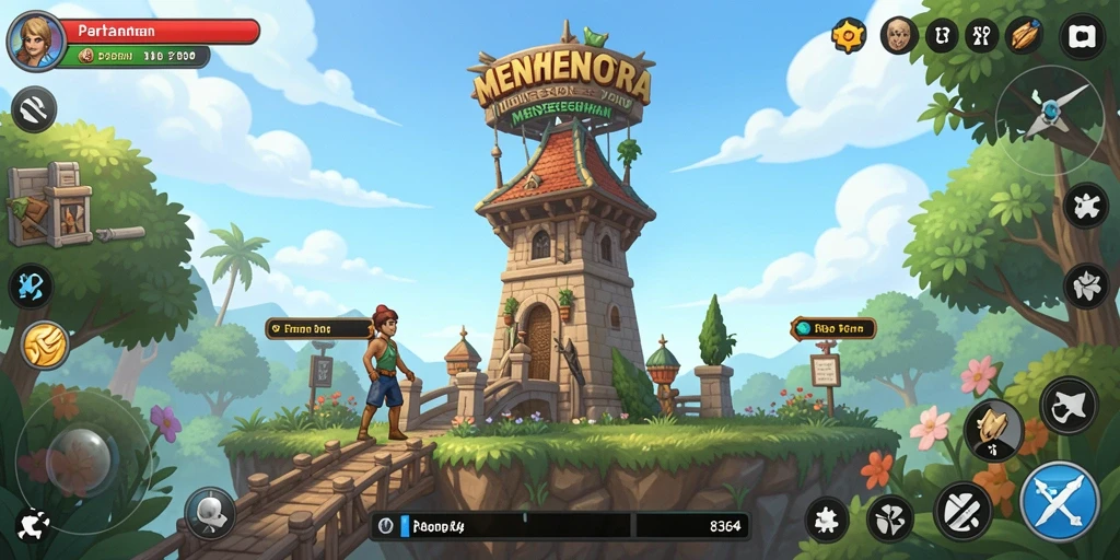 Screenshot gameplay Tower Defense yang menarik dari 8364.