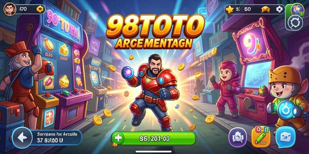 Screenshot utama dari gameplay 98TOTO yang menampilkan aksi seru.