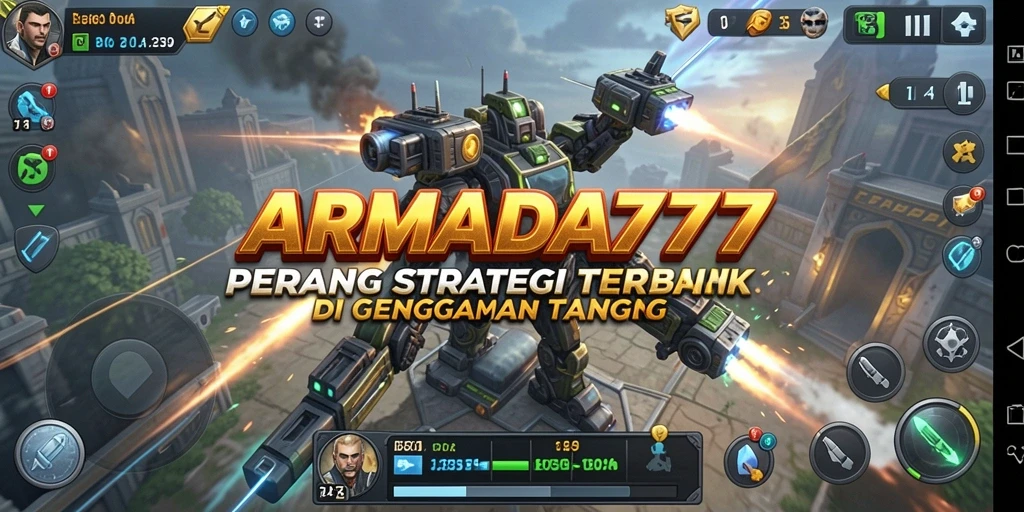 Gameplay dinamis dan seru dalam ARMADA777.