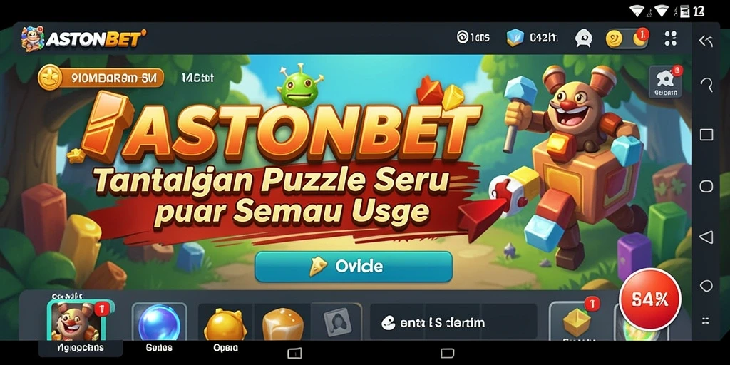 Tampilan gameplay menarik dari ASTONBET yang menantang otak.