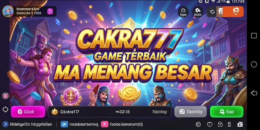 Tampilan menarik dari gameplay slot CAKRA777 yang mengesankan.
