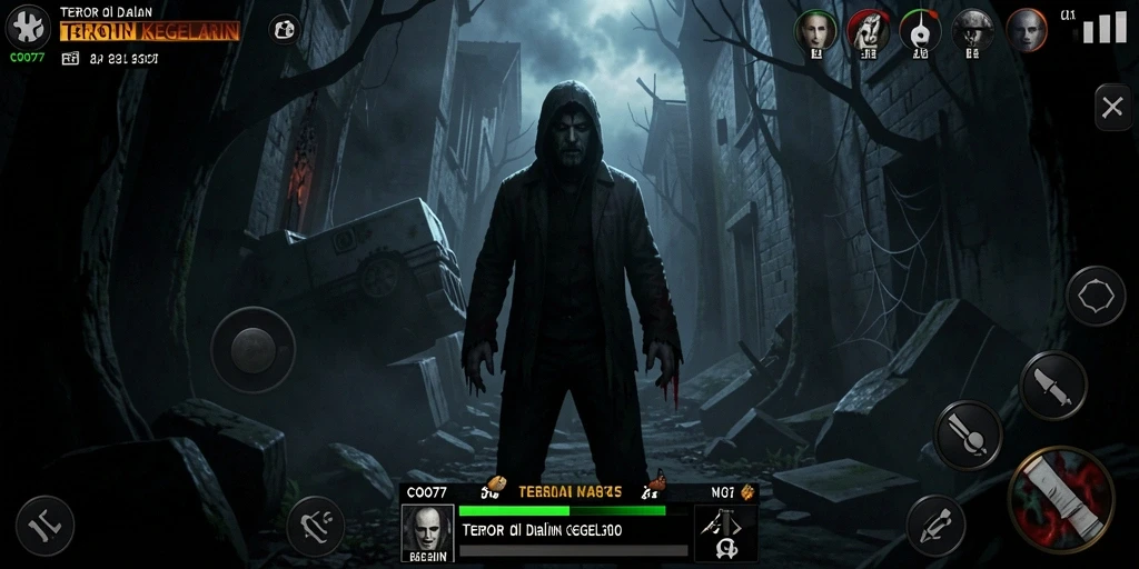 Tampilan menangkap kengerian gameplay di COO77.