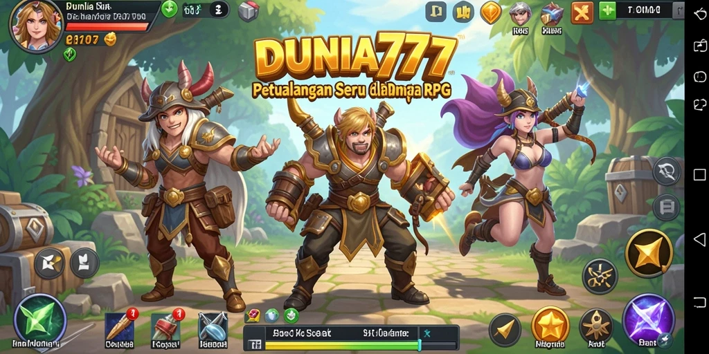Tampilan gameplay RPG yang penuh aksi dan petualangan