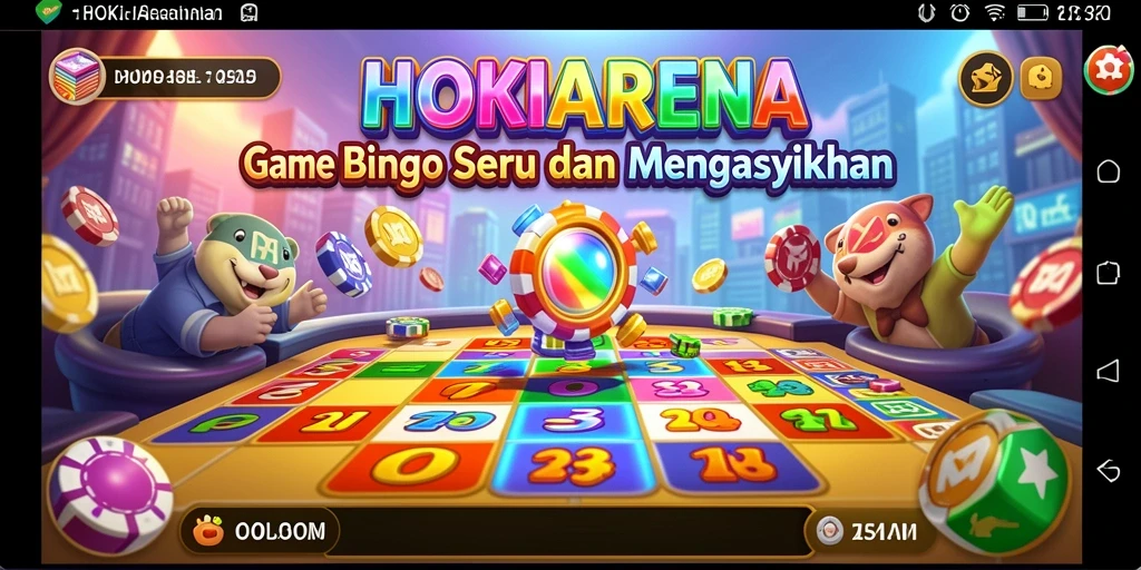 Tampilan seru gameplay HOKIARENA yang mengasyikkan.