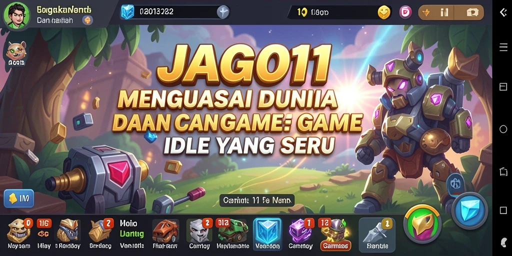 Tampilan screenshot JAGO11 yang menampilkan gameplay Idle yang menarik.