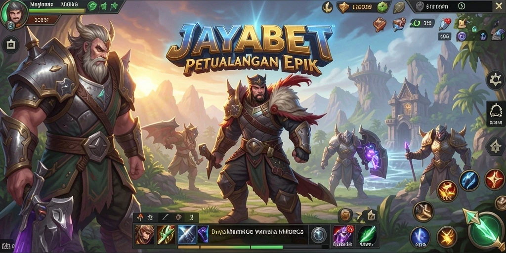Screenshot gameplay JAYABET menampilkan petualangan epik dalam dunia MMORPG.
