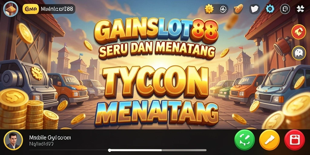 Screenshot utama MAINSLOT88 menampilkan gameplay Tycoon yang seru.