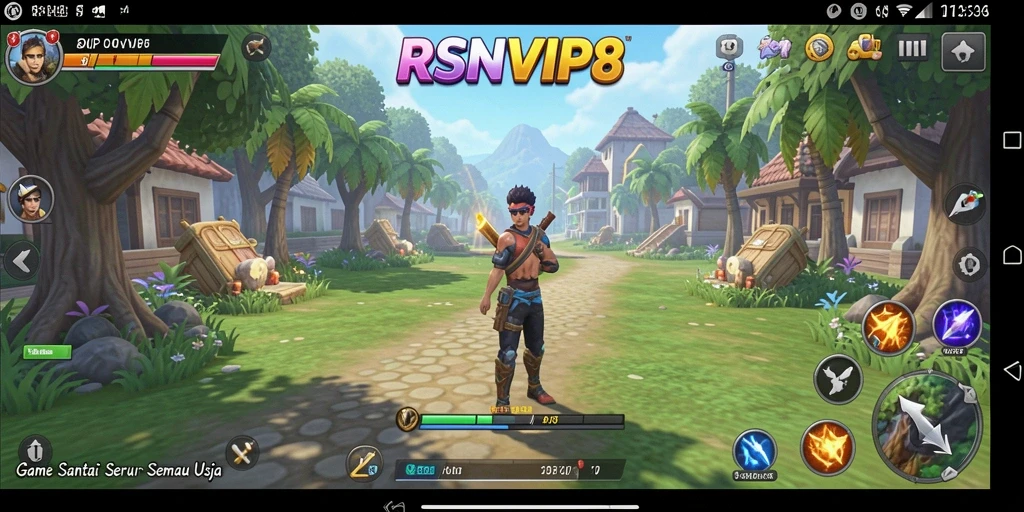 Screenshot gameplay RSNVIP8 dengan grafis menarik dan gameplay yang seru.