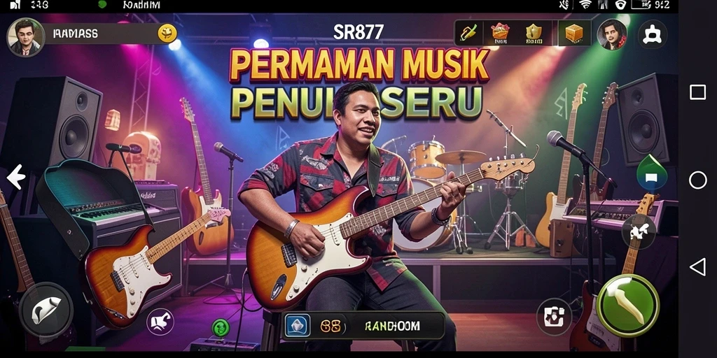 Tampilan screenshot gameplay SR877 yang penuh semangat.
