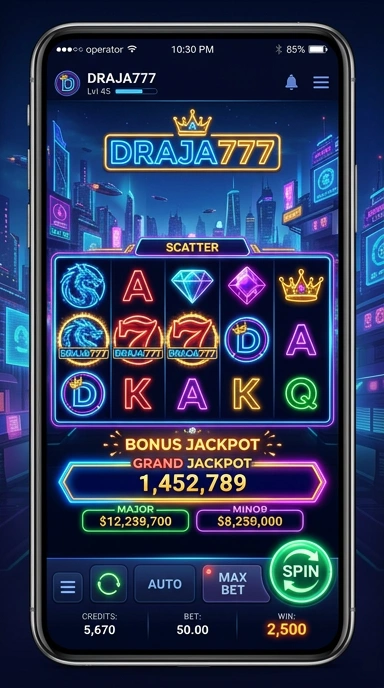 Screenshot daftar aplikasi terbaru di draja777.